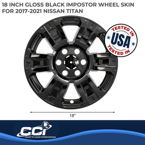 Coast To Coast IWCIMP403BLK IMPOSTOR  WHEEL COVER