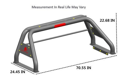 Black Horse Offroad RB001BK  ROLLBAR