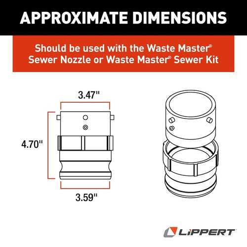 Lippert Components 360785 Waste Master  SEWER HOSES RV