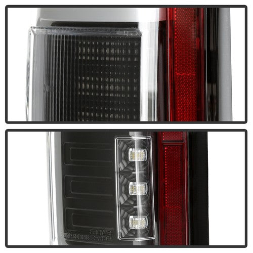 Spyder 5085313 Led Tail Lights Light Bar Compatible W/Rear Blind Spot Sensor Onl