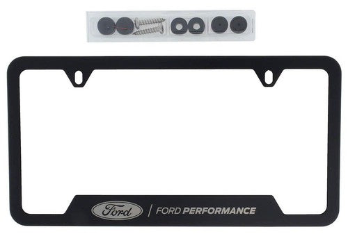 Ford Performance M-1828-SS304BK  LICENSE PLATE FRAME