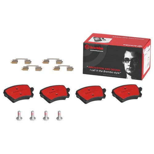 Brembo Rear Ceramic Brake Pads Fits 2009-2016 Volkswagen CC Brakes 4 Pc P85108N
