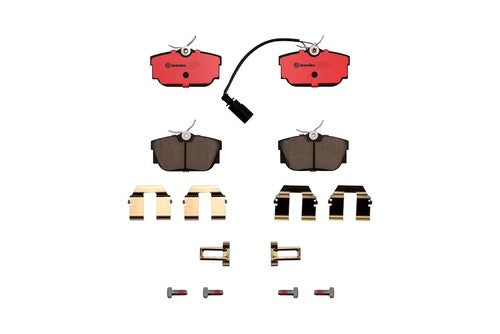 Brembo Rear Ceramic Brake Pads Fits 1999-2003 Volkswagen EuroVan 4 Pc P85046N