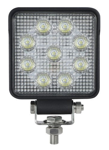 Hella 357103002 Work Light 4 "Square Pedestal Mount LED 13W 1000 lumens Single