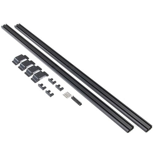 Putco 192245-2 Bed Cargo Rack Cross Bar 45 Inch Length Black Aluminum Set Of 2