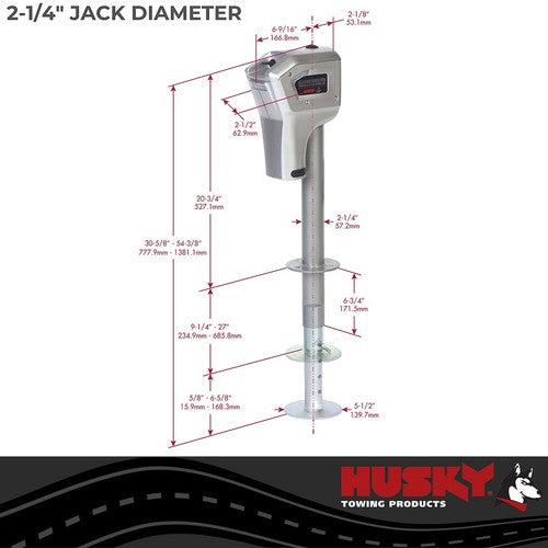 Husky Towing 82022 Super Brute TRAILER JACKS