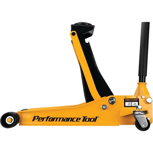 Performance Tool W1645 Professional Low-Profile Swiveling Floor Jack, 3.5-Ton Ca
