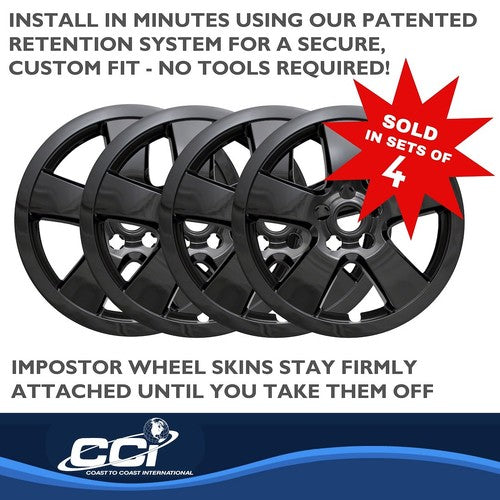Coast To Coast IWCIMP375BLK IMPOSTOR  WHEEL COVER