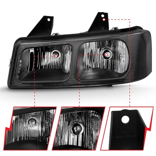 ANZO USA 111474  HEADLIGHT ASSEMBLY