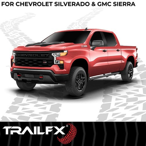 TrailFX AL4003B TrailFX A4 Series NERF BAR OVAL 4 1/2"