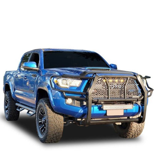 Black Horse Offroad RU-TOTA16-B-KIT Rugged Series GRILL GUARD