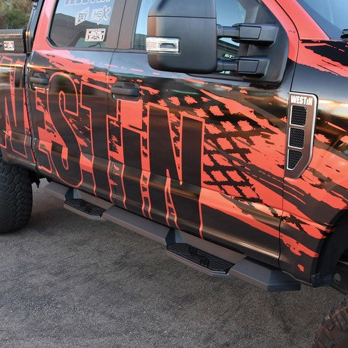Westin Automotive 56-23945 Steel Square Black Textured Powder Coated Nerf Bar