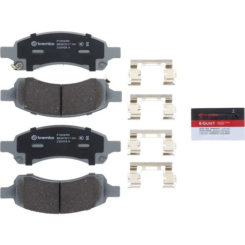Brembo Front  Ceramic Brake Pad Fits 2009-2017 Chevrolet Traverse 4 Pc P10049N