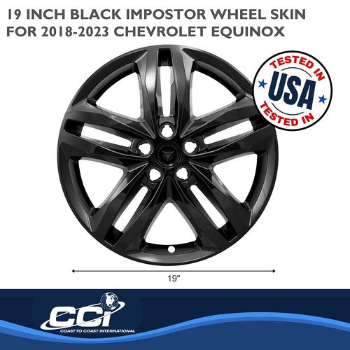 Coast To Coast IWCIMP415BLK IMPOSTOR  WHEEL COVER