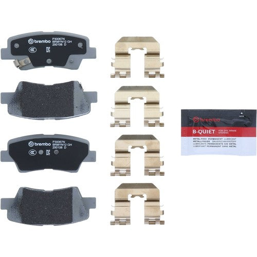 Brembo Rear Ceramic Brake Pads Fits 2011-2016 Hyundai Elantra 4 Piece P30067N
