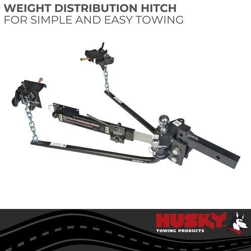 Husky Towing 31986 Husky Round Bar WEIGHT DISTRIBUTING HITCH