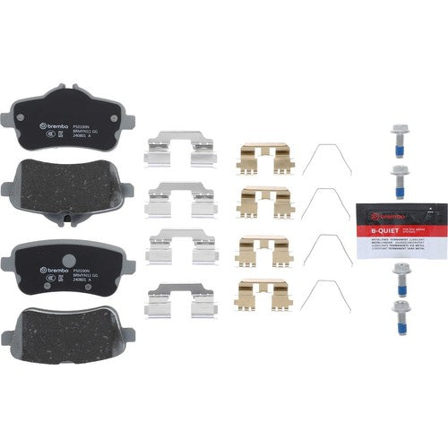 Brembo Rear Ceramic Brake Pads Fits 2012-2015 Mercedes-Benz ML350 4 Pc P50100N