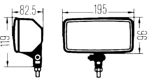 Hella 005700471 XXR 550 Series FOG LIGHT KIT