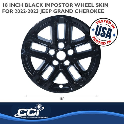 Coast To Coast IWCIMP482BLK IMPOSTOR  WHEEL COVER