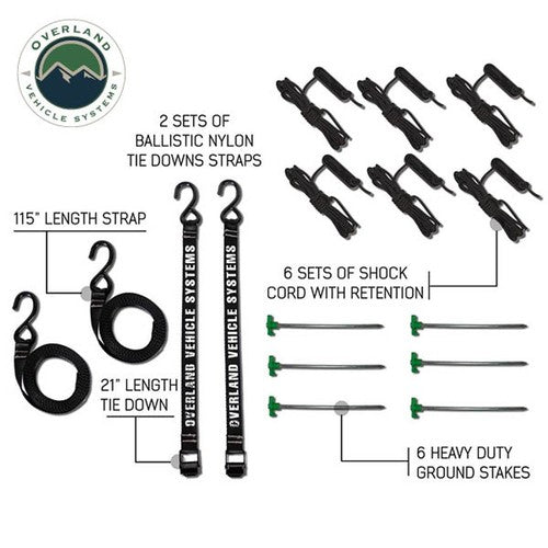Overland Vehicle Systems 18079929 XD Nomadic 270 AWNING ACCESSORIES OA