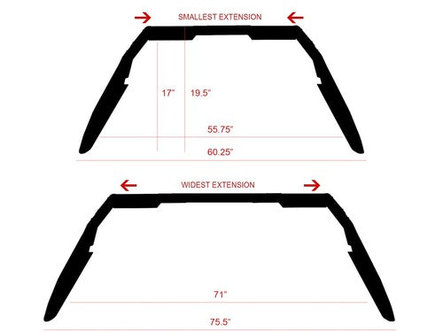 Armordillo 8707777 CR-Z Series HEADACHE RACK