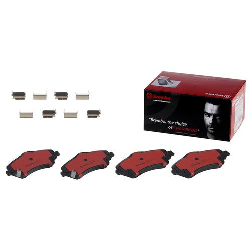 Brembo Front Ceramic Brake Pads Fits 2007-2018 Jeep Wrangler JK 4 Piece P11025N