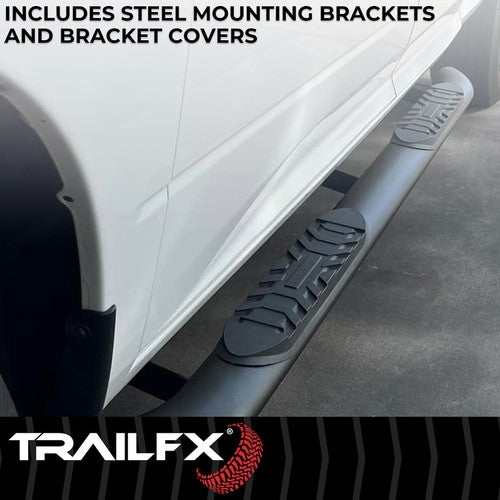 TrailFX A1011B TFX 4" Oval Tube Side Steps NERF BAR OVAL 4"
