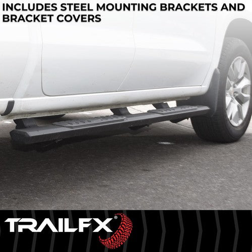 TrailFX AL4010B TrailFX A4 Series NERF BAR OVAL 4 1/2"