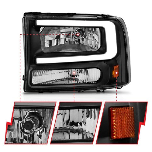 ANZO USA 111549  HEADLIGHT ASSEMBLY