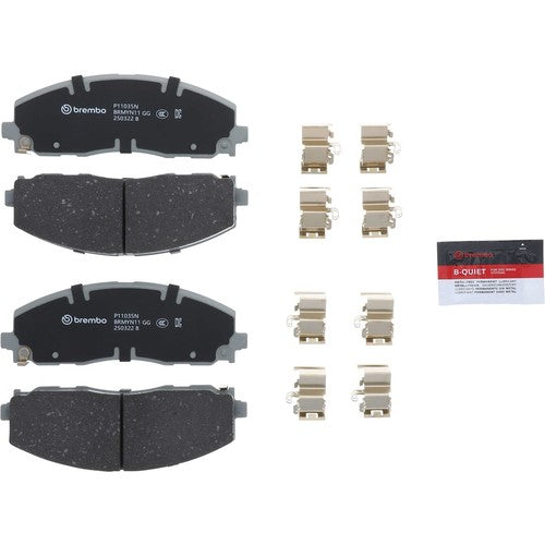 Brembo Front Ceramic Brake Pad Fits 2017-2025 Chrysler Pacifica 4 Piece P11035N