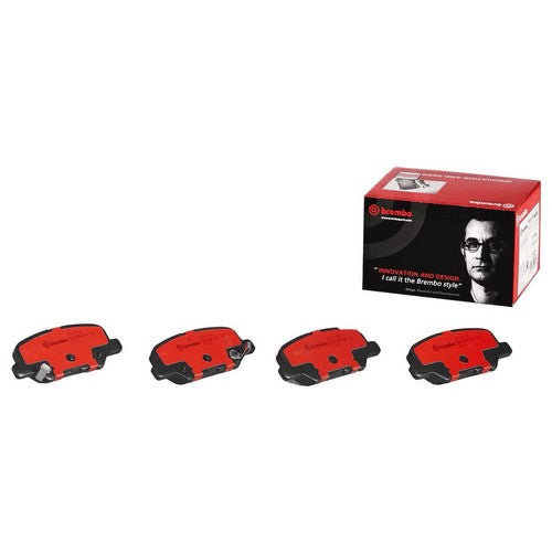 Brembo Rear Ceramic Brake Pads Fits 2014-2016 Mazda 3 Brakes 4 Piece P61111N