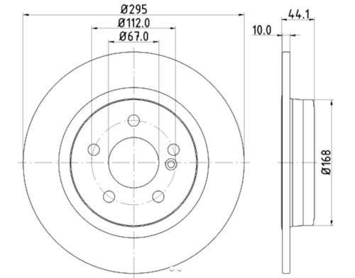 Hella 355119422  BRAKE ROTORS