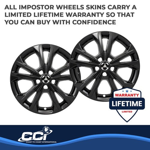 Coast To Coast IWCIMP414BLK IMPOSTOR  WHEEL COVER