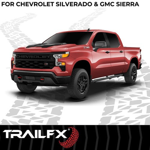 TrailFX AL4005B TrailFX A4 Series NERF BAR OVAL 4 1/2"