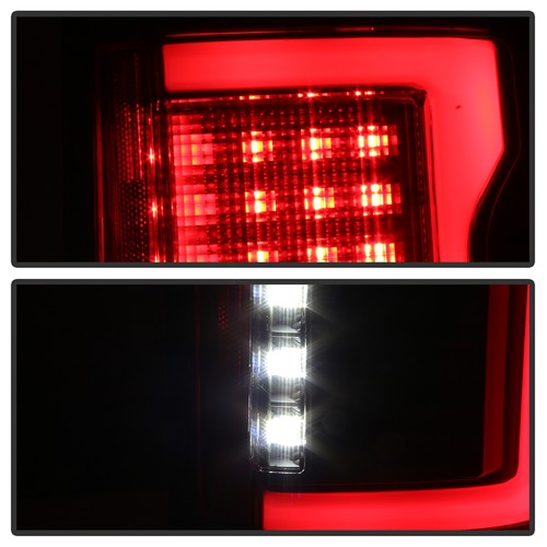 Spyder 5085313 Led Tail Lights Light Bar Compatible W/Rear Blind Spot Sensor Onl