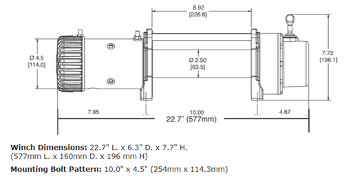Warn 87310 9.5xp Series WINCHES