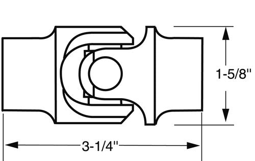 Borgeson 014352  STEERING COUPLER