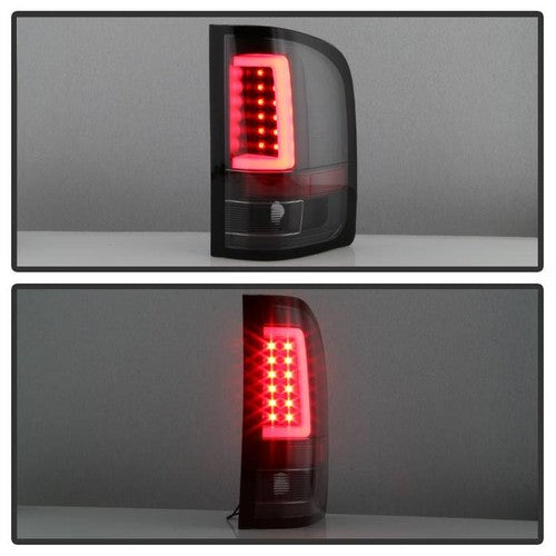 Spyder 07-13 Silverado (Will Not Work w/2010 921 Bulb) V3 LED Tail Lghts Blk ALT