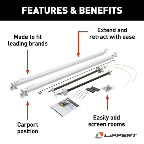 Lippert Components 434718 Solera Classic AWNING-REPAIR PARTS RV