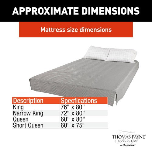 Lippert Components 2022107820 Thomas Payne  MATTRESS ACCESSORIES RV