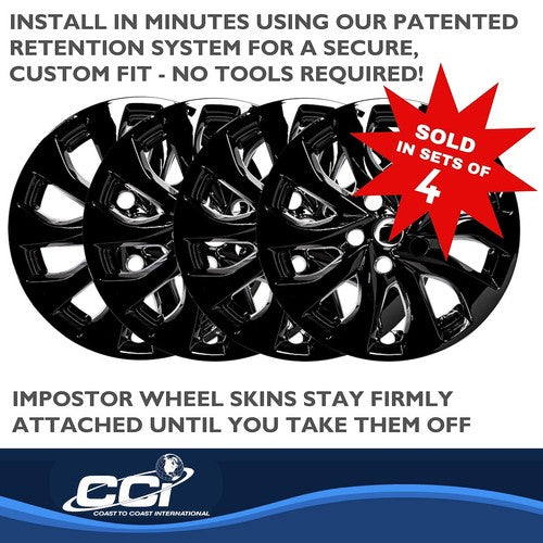 Coast To Coast IMP465BLK IMPOSTOR  WHEEL COVER