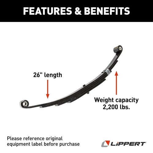 Lippert Components 129745  TRAILER AXLE ACCESSORIES
