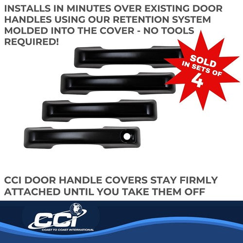 Coast To Coast CCIDH68591BLK  DOOR HANDLE COVER