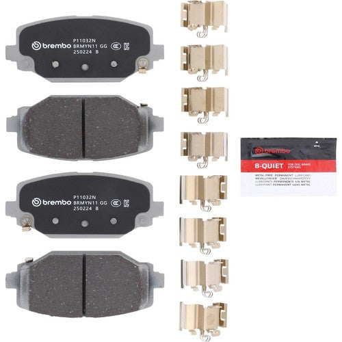 Brembo Rear Ceramic Brake Pad Fits 2012-2020 Dodge Grand Caravan 4 Piece P11032N