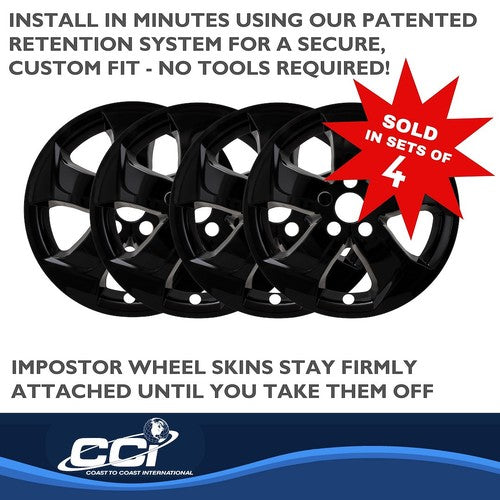 Coast To Coast IMP458BLK IMPOSTOR  WHEEL COVER