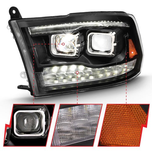 ANZO USA 111464  HEADLIGHT ASSEMBLY