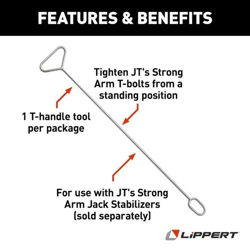 Lippert Components 314602 JT's Strong Arm TRAILER JACK ACCESSORIES