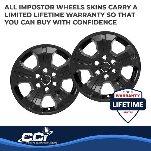 Coast To Coast IWCIMP392BLK IMPOSTOR  WHEEL COVER