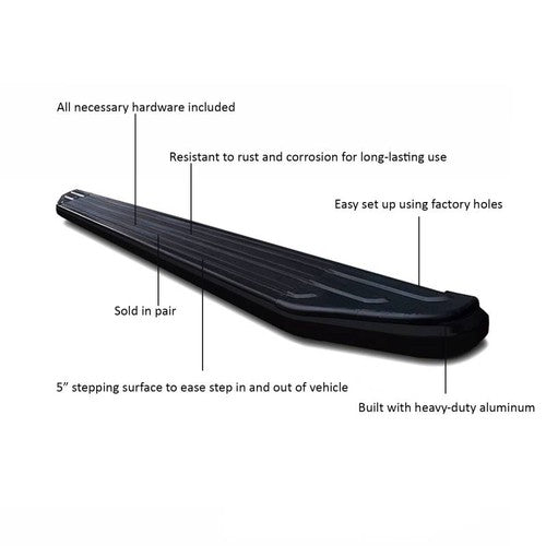 Black Horse Offroad PR-DGDUBK Peerless RUNNING BOARDS