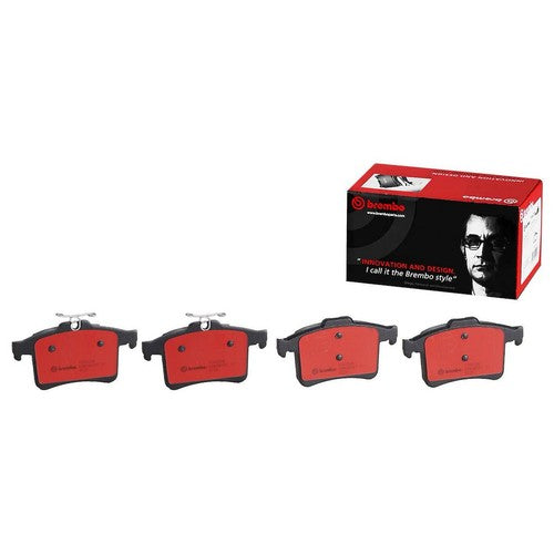 Brembo Rear Ceramic Brake Pads Fits 2010-2015 Jaguar XF 4 Pc Brakes P36026N